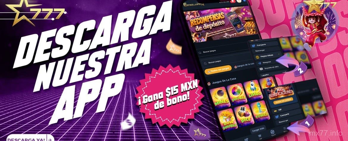 Promoción destacada en mx77 casino
